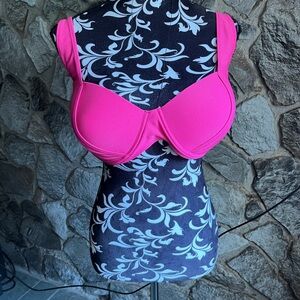 Shein Pink Bikini Top 2X